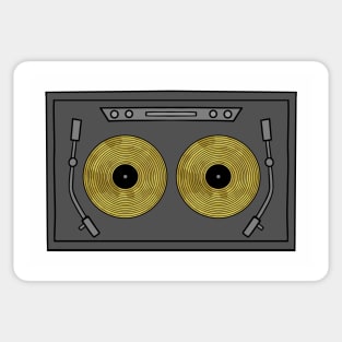 DEEJAY Turntable Sticker